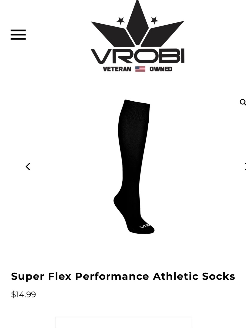 Super Flex Performance Athletic Socks - Black